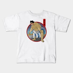 sumo fighter Kids T-Shirt